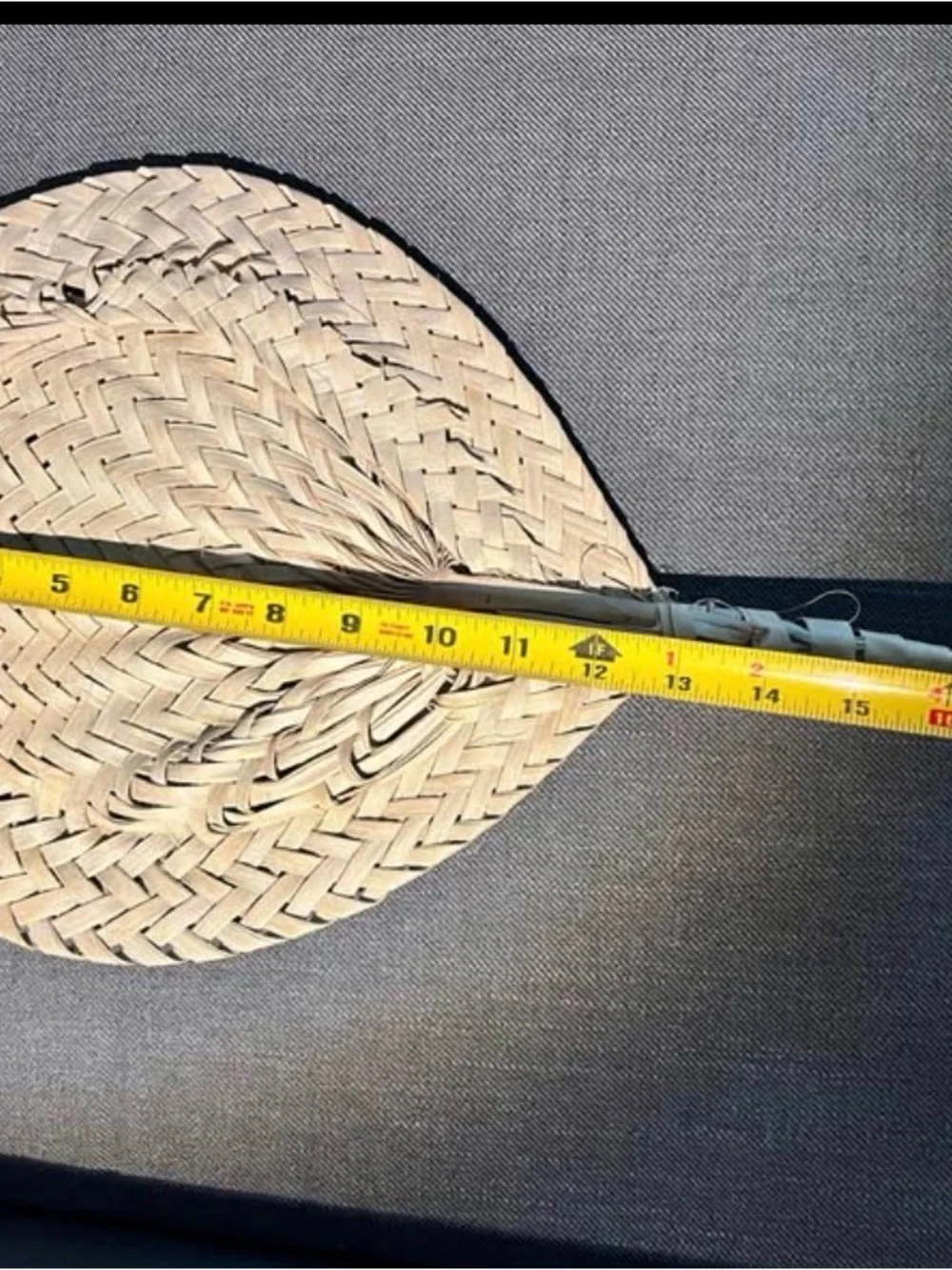 Decorative object traditional Paraguayan hand fan (pantalla)